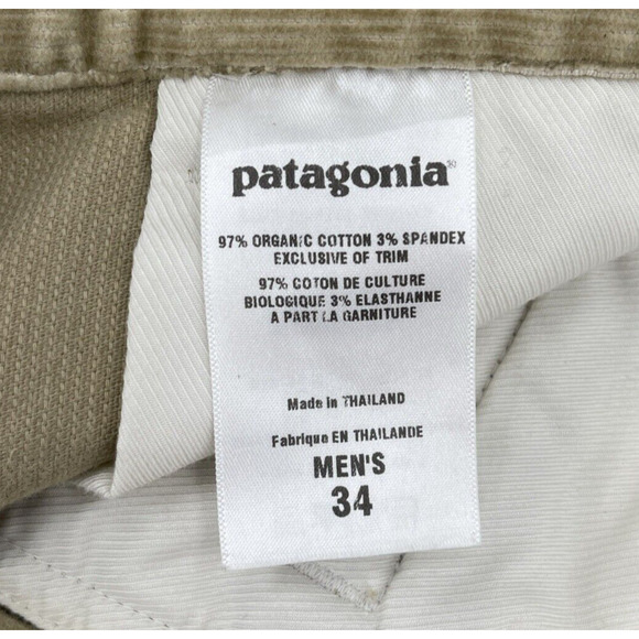 Patagonia Corduroy Cargo Shorts Mens 34 Beige Style 57640 - Picture 4 of 9